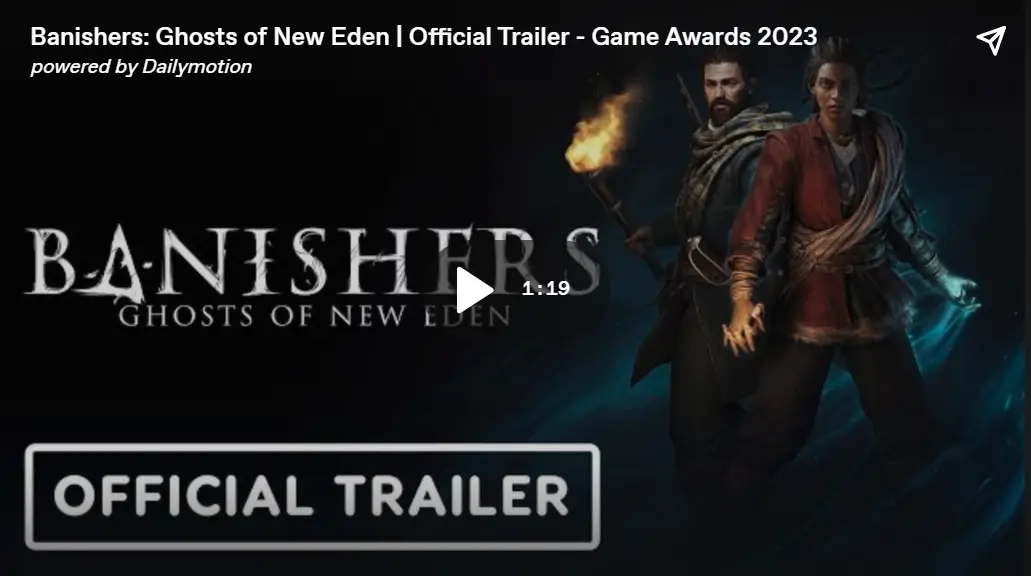 Banishers : Ghosts of New Eden, un trailer pour les Game Awards