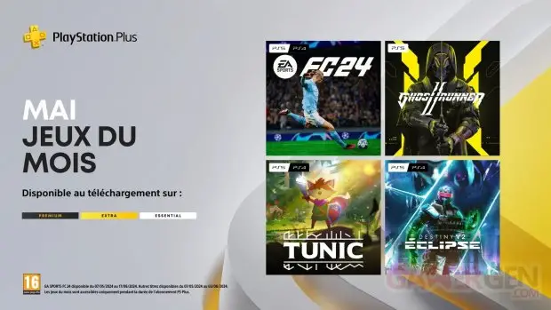 PS Plus : le programme complet des jeux offerts en mai 2024 dévoilé, c'est du lourd !