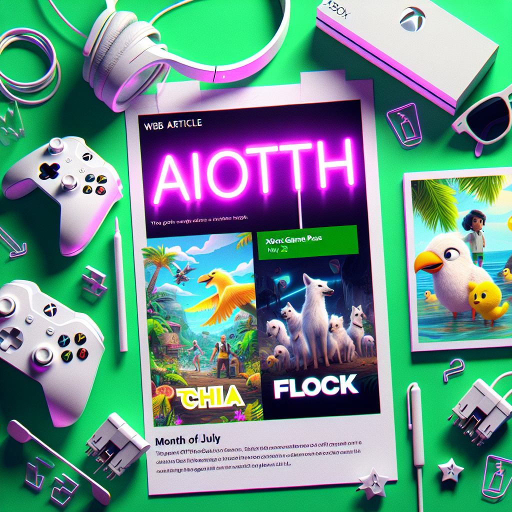 Neon White, Tchia, Flock : Jeux de juillet dans l'abonnement Xbox Game Pass