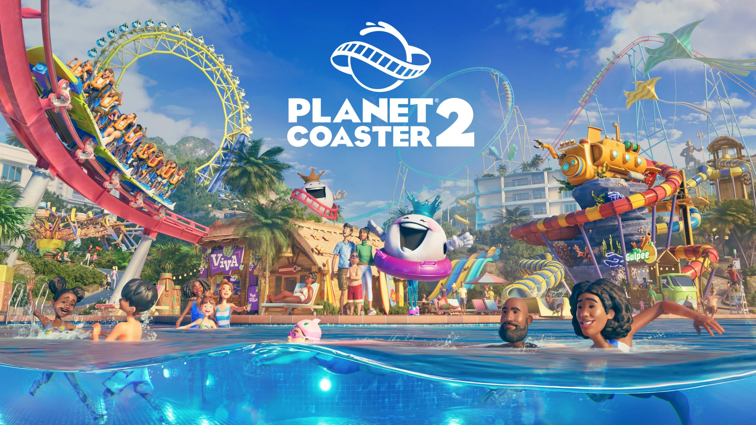 Planet Coaster 2 annoncé, créez parcs d’attractions aquatiques.