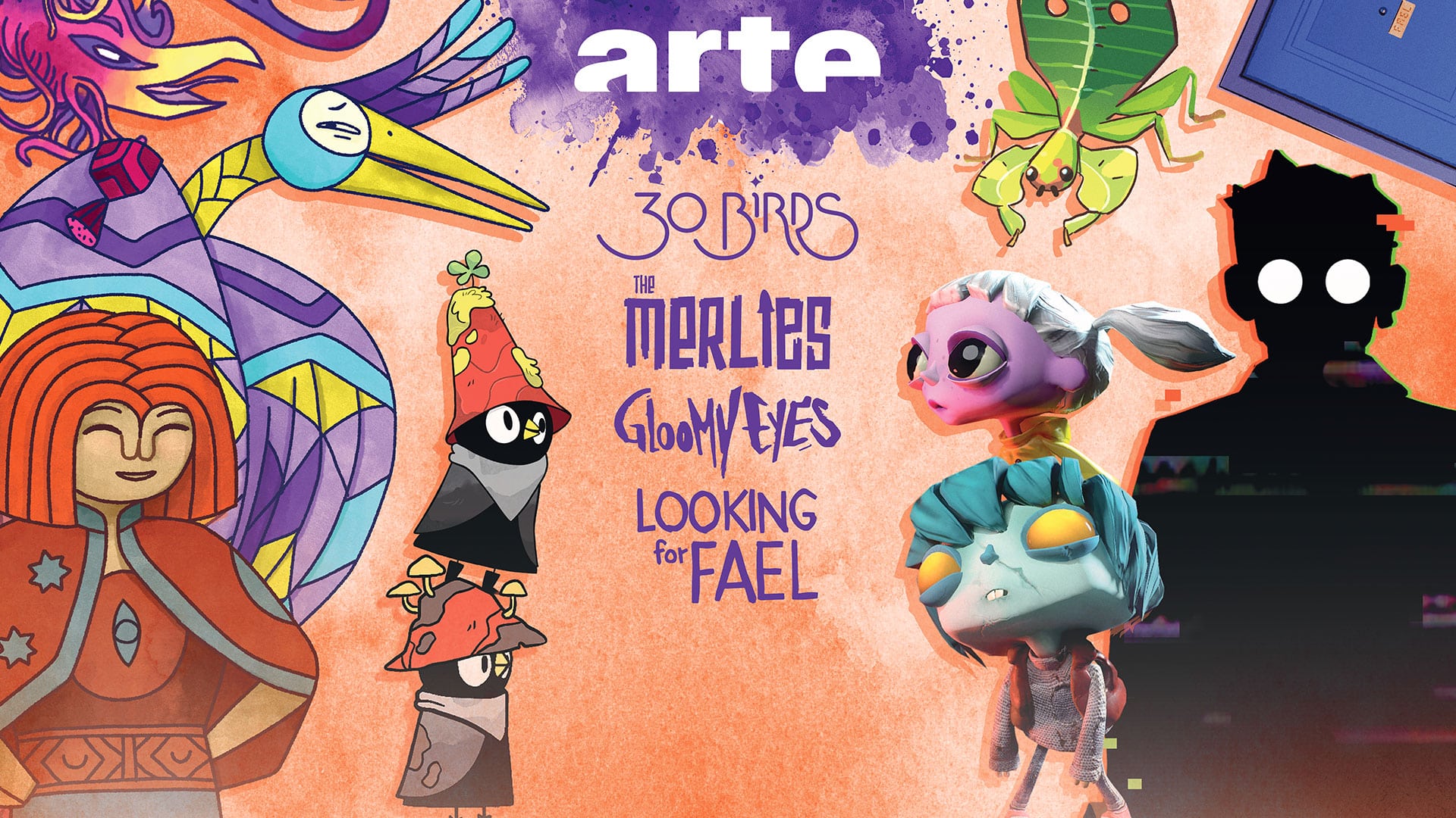 ARTE : Fael, Merlies, 30 Birds, Gloomy Eyes et plus encore