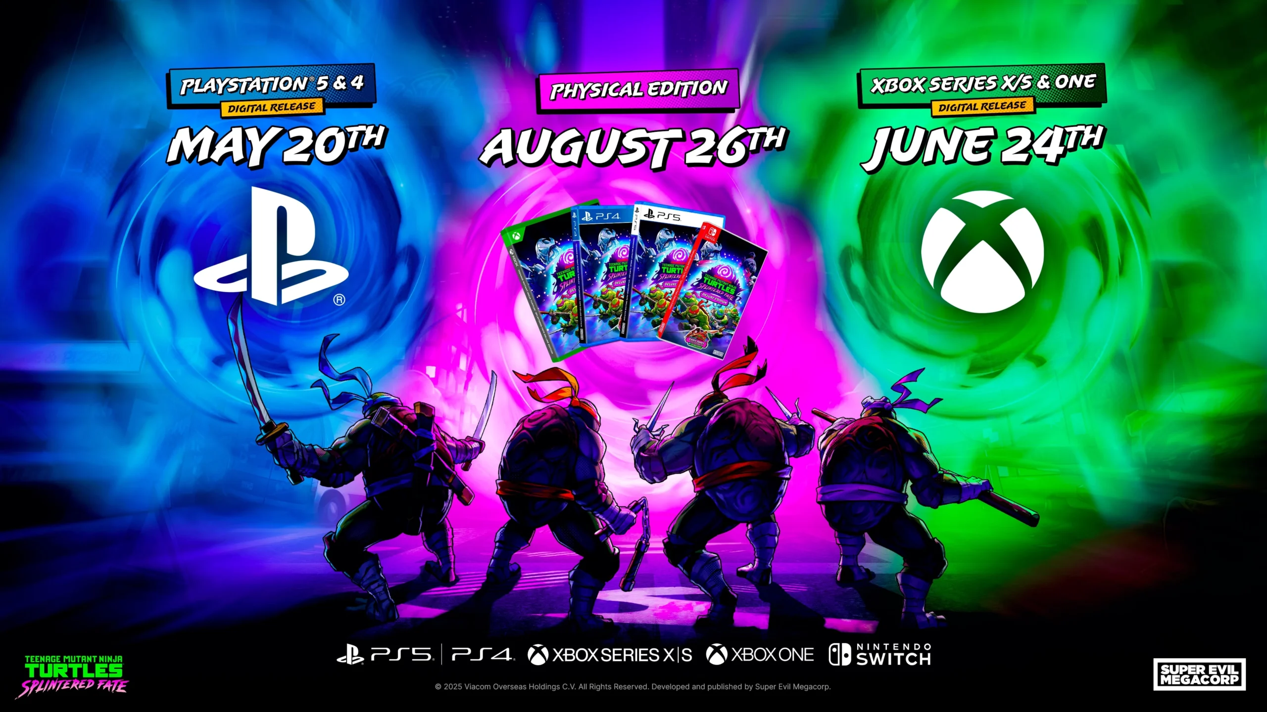 Tortues Ninja - Splinter : Date de sortie sur consoles