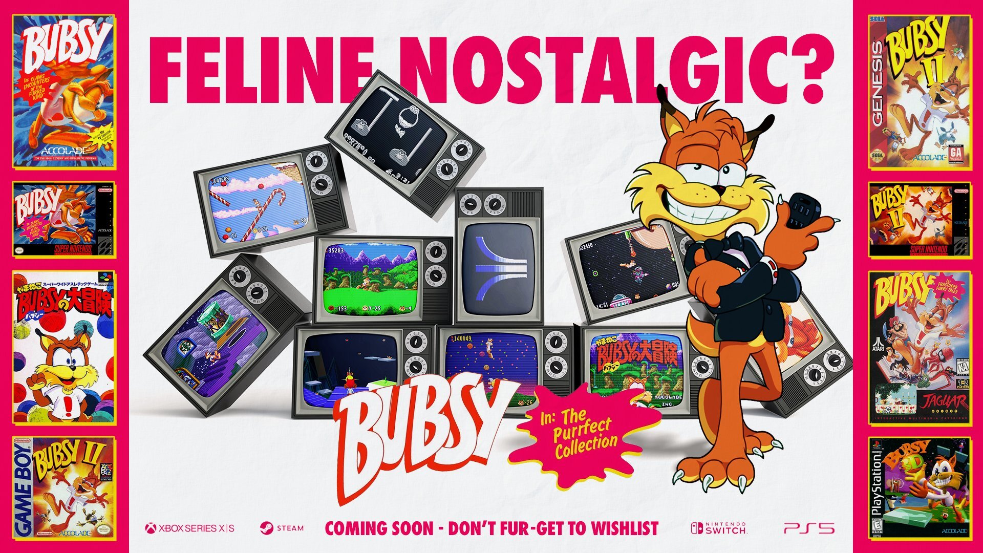 Bubsy in: The Purrfect Collection : Liste officielle des jeux avec Bubsy 3D