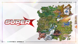 Fortnite Chapitre 6 Saison 3 : Découvrez la carte des Super-Héros