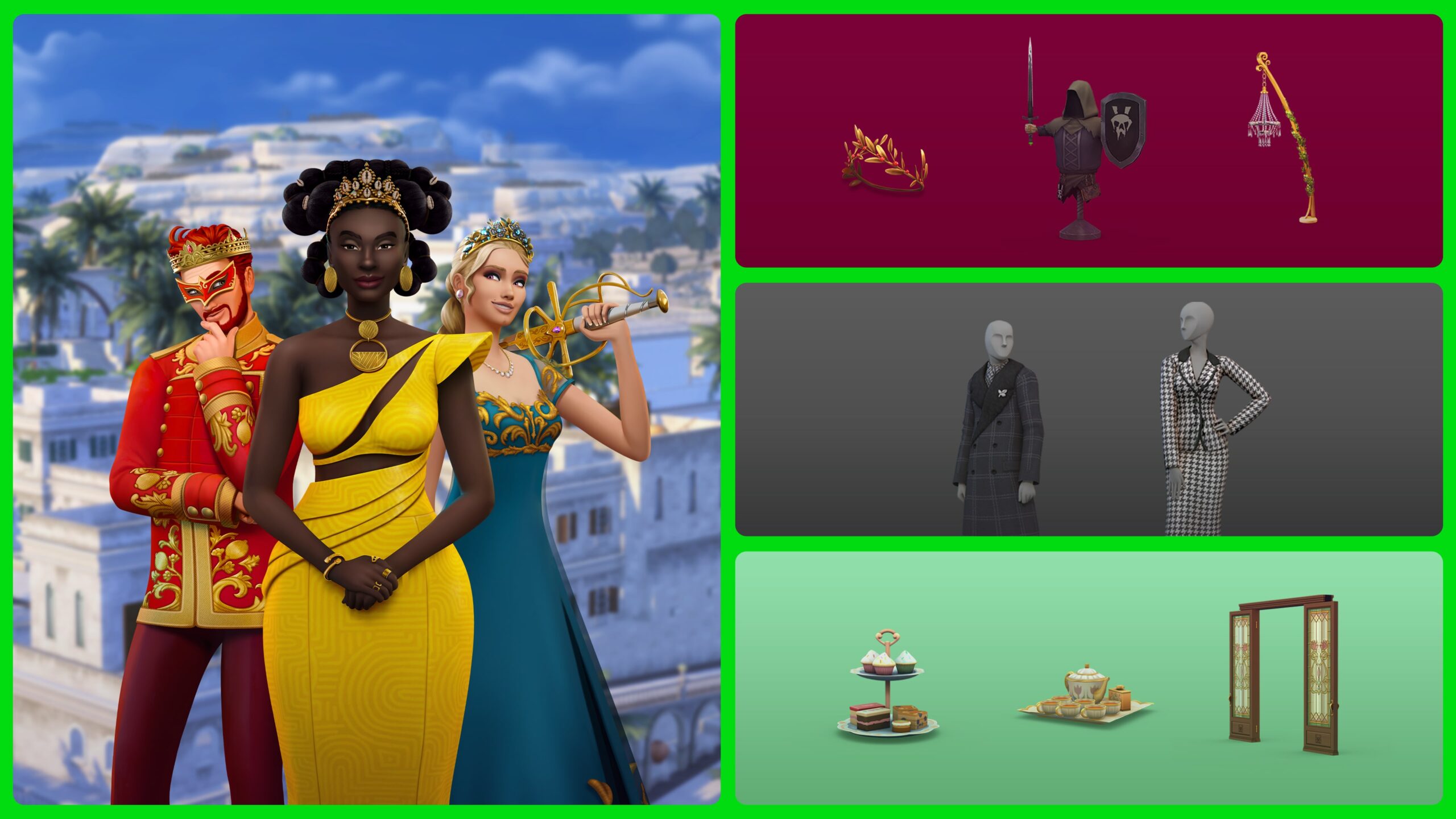 découvrez les sims 4 héritage royal, une aventure royale où vos sims peuvent vivre la vie d'une famille noble, entre châteaux majestueux, intrigues dynastiques et traditions ancestrales.