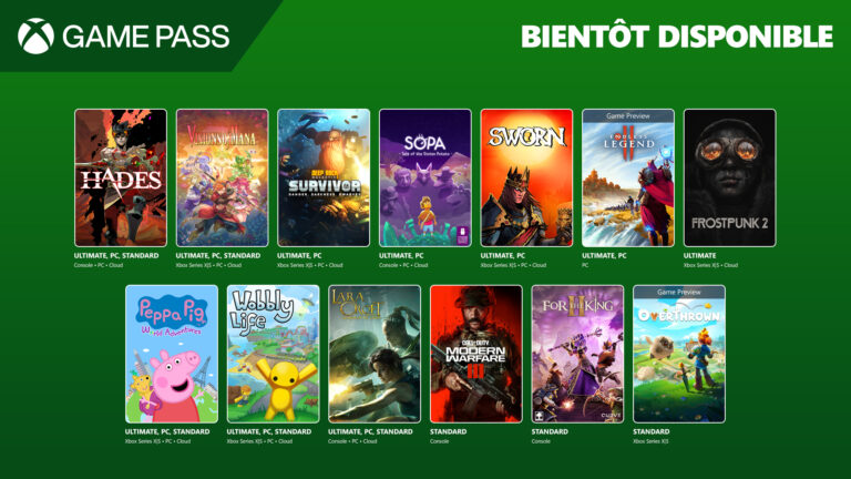 profitez du xbox game pass ce weekend avec 4 jeux gratuits, dont 2 accessibles à tous les joueurs. ne manquez pas cette occasion unique de découvrir de nouveaux titres sans frais !