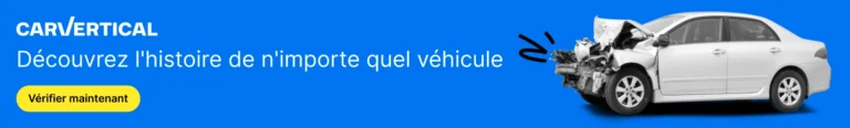 vérifiez l'historique complet de votre véhicule avec carvertical : kilométrage, accidents, réparations et plus pour une transaction en toute confiance.