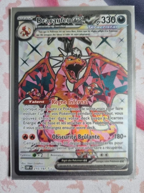 découvrez dracaufeu or flammes obsidiennes, une version exclusive et puissante de ce pokémon emblématique. explorez ses capacités uniques et son style enflammé pour dominer vos combats !