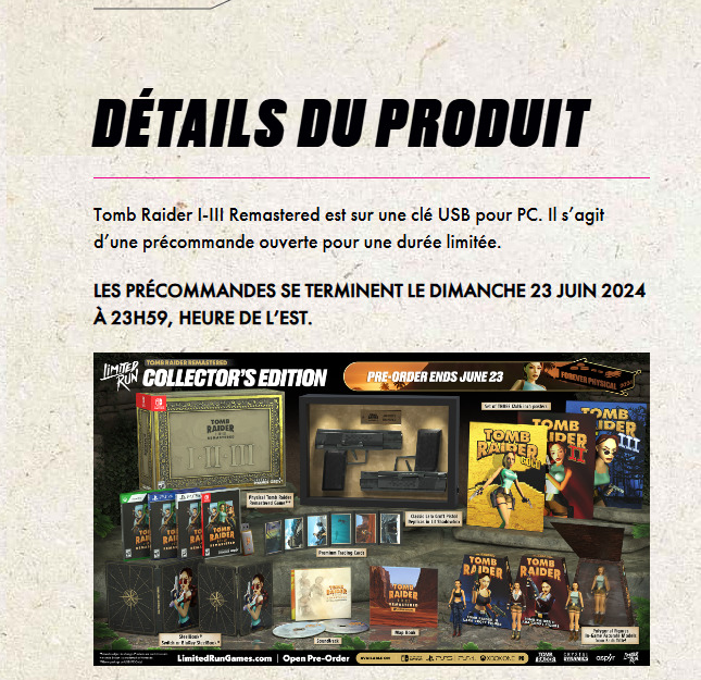 découvrez l'édition collector de tomb raider, une édition exclusive avec des contenus bonus, objets de collection et une expérience de jeu immersive pour les fans de la série.