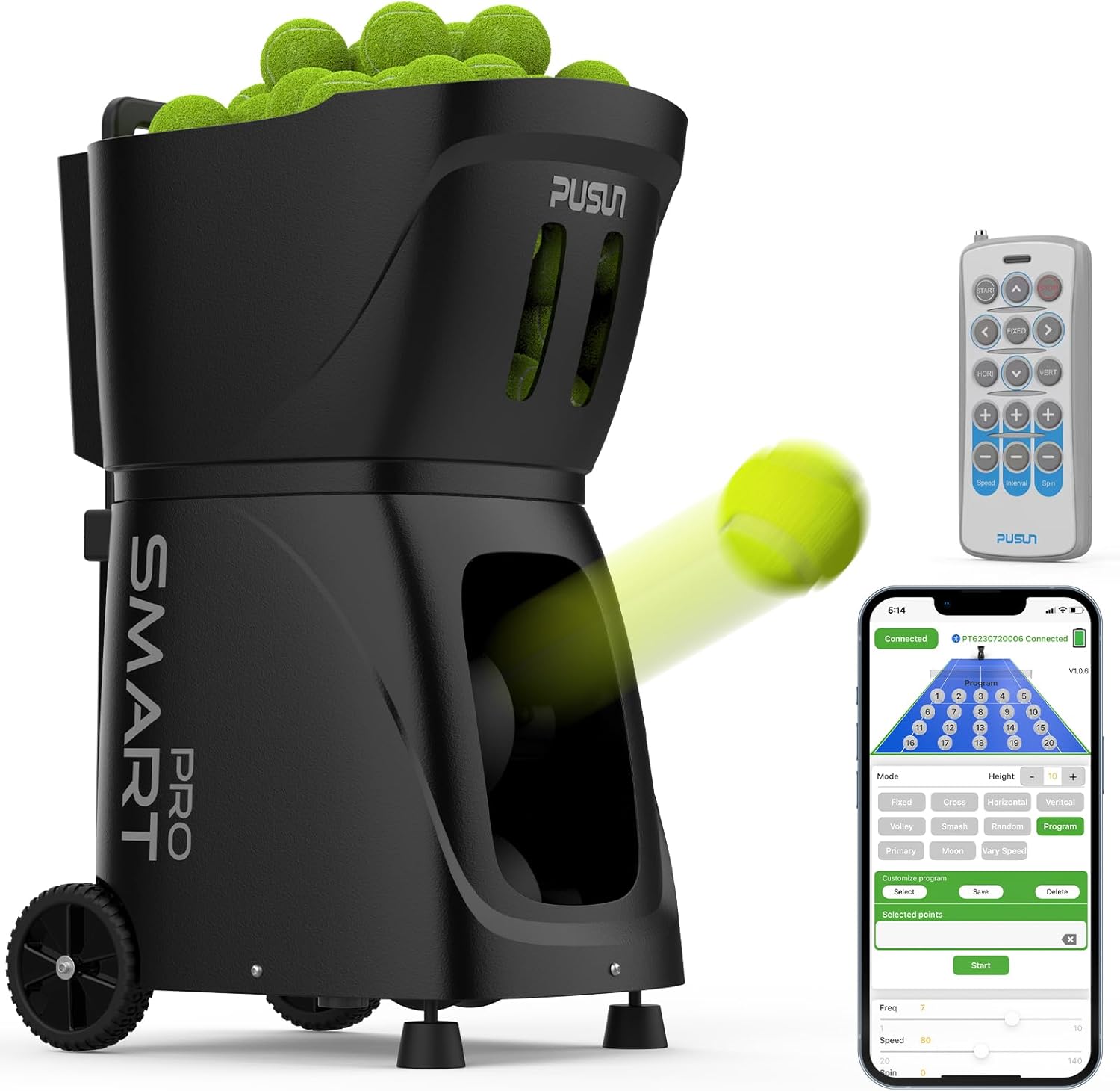 découvrez notre lanceur de balles de tennis, l'accessoire idéal pour améliorer votre entraînement et jouer sans effort. facile à utiliser et portable, il convient à tous les niveaux.