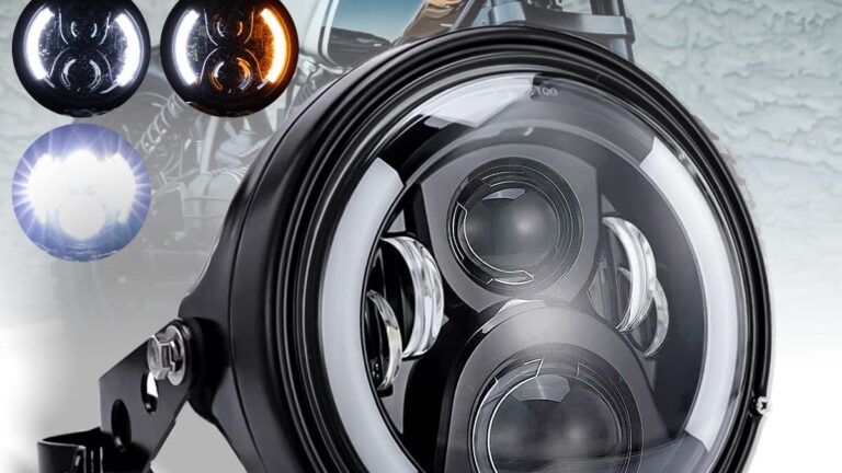 phare avant de moto led haute performance offrant une luminosité optimale, une longue durée de vie et une meilleure visibilité pour une conduite sécurisée de nuit.