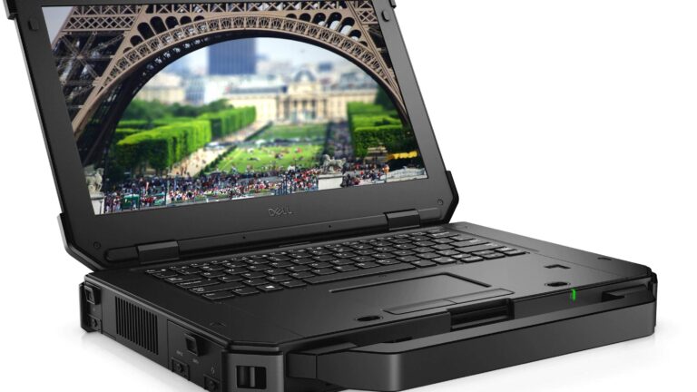 ordinateur portable robuste conçu pour résister aux conditions extrêmes, idéal pour les environnements de travail difficiles et les activités en extérieur.