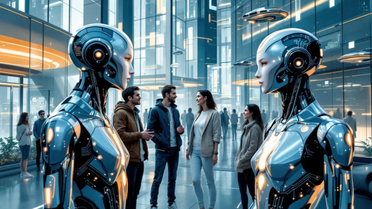 découvrez l'intelligence artificielle à l'apparence humaine, alliant innovation technologique et interaction naturelle pour des expériences immersives et intuitives.