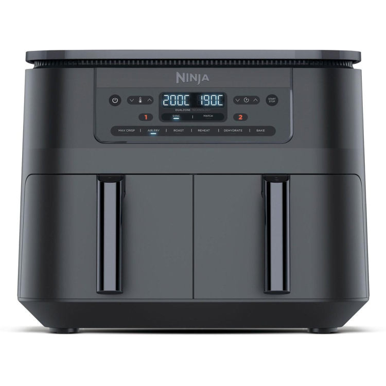 découvrez la ninja crispi dualzone, la friteuse électrique innovante offrant une cuisson saine et rapide avec sa technologie à deux zones indépendantes pour des résultats parfaits à chaque utilisation.