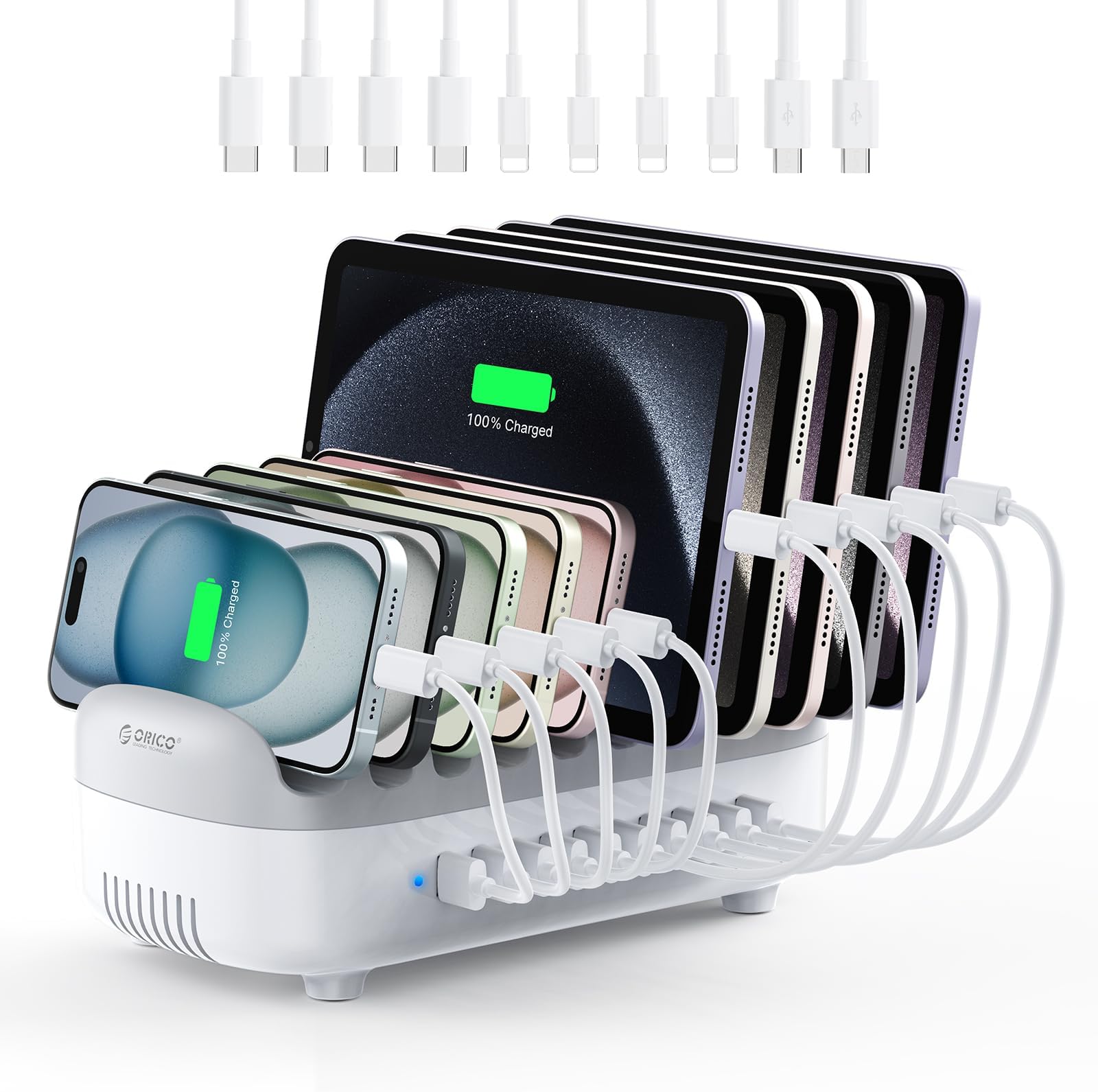 station de recharge pour téléphones : chargez facilement vos appareils mobiles rapidement et en toute sécurité partout où vous allez.